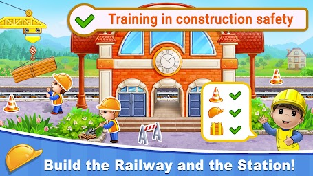 Train Games for Kids: station