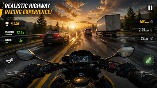Traffic Highway Racer Скриншот Приложения для Android 1