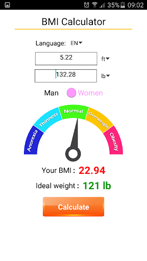 Advanced BMI Calculator