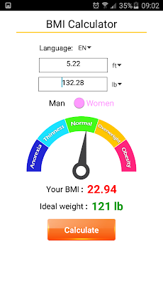 Advanced BMI Calculatorのおすすめ画像2