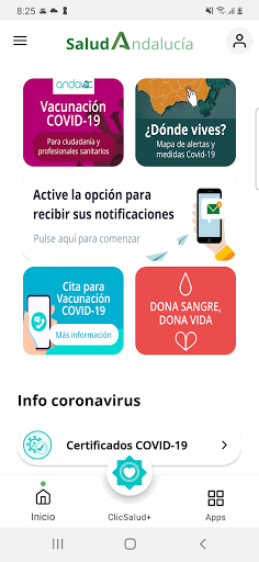 Salud Andalucía Screen 2