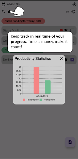 Efficiency Tracker Screen 3