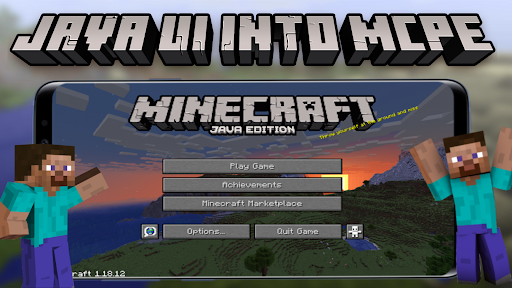 Android application Java Edition & Pc Gui Mod MCPE screenshort