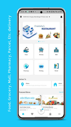 Android application On-Way Delivery screenshort