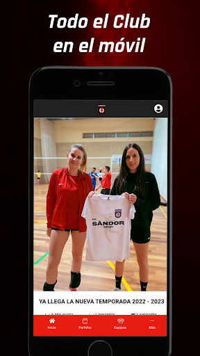 Android application Voleibol Sandor screenshort
