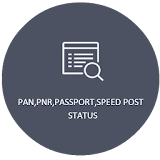 PAN,PNR,PASSPORT,SPEED POST icon