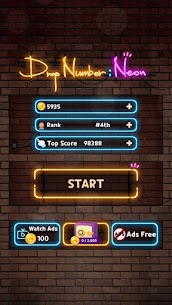 Drop Number : Neon 2048 Apk Mod for Android [Unlimited Coins/Gems] 7
