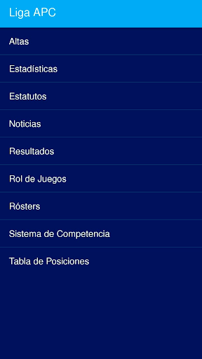 Liga APC Screen 2