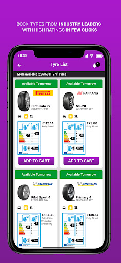 Trade Tyres Screen 3