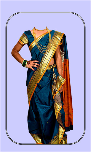Girls Saree Photo Editor App Screen 3