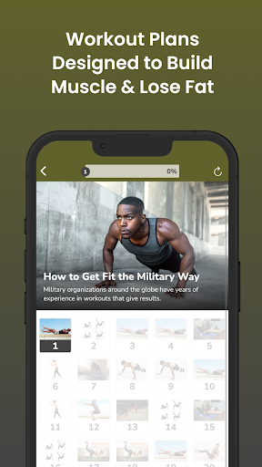 Screenshot of Military Style Fitness Workout