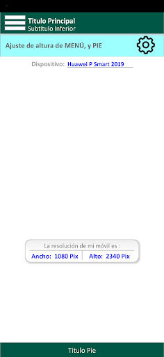 Android application Margenes screenshort