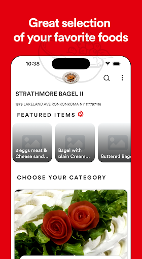 Screenshot of STRATHMORE BAGEL