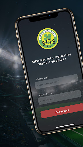 Android application Rosières OM Coach screenshort