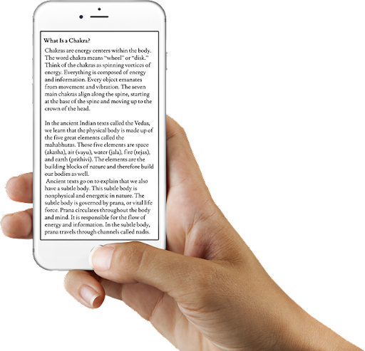 Android application Chakra Healing Guide screenshort