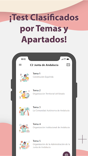 Opositores.net - App de Test Screen 2