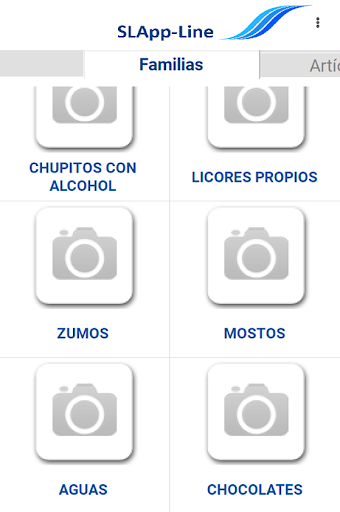 AppLine Licores Moya Screen 2