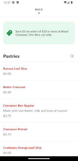The Bread Company Screen 3