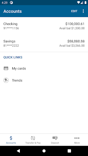 MERCO Credit Union Screen 3