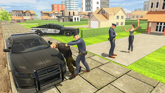 警察 車 巡邏 警察 遊戲