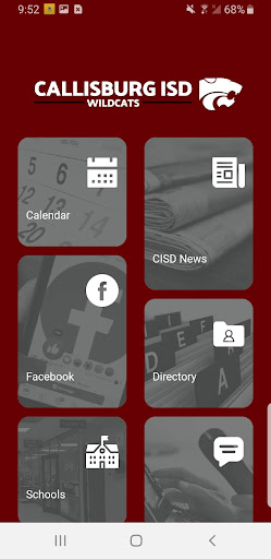 Callisburg Ind School District Screen 2