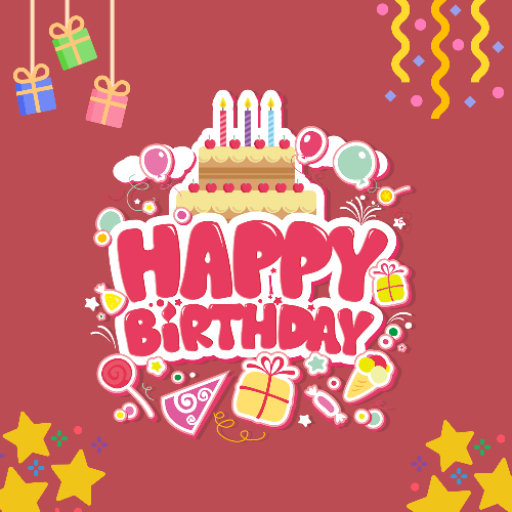 Happy Birthday Songs with Name logo