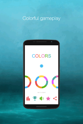 Android application Spin Color Circle screenshort