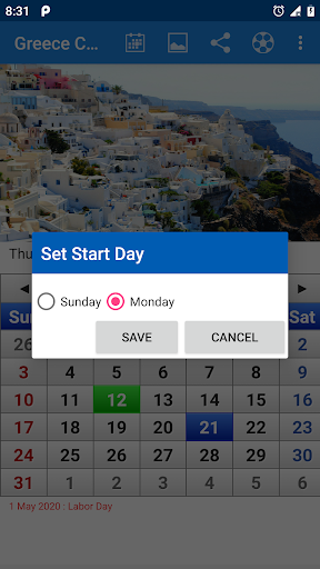 Greece Calendar - Holidays 202 Screen 3