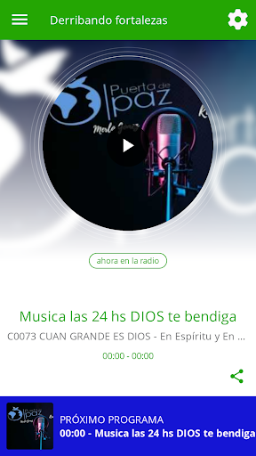 Android application Derribando fortalezas screenshort