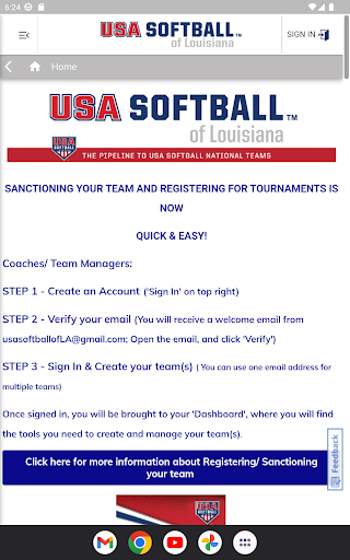USA Softball of Louisiana
