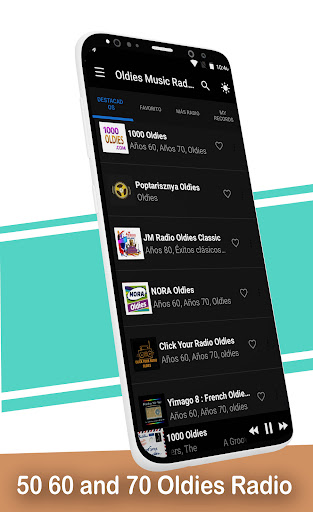 Android application 50 60 and 70 Oldies Radio screenshort
