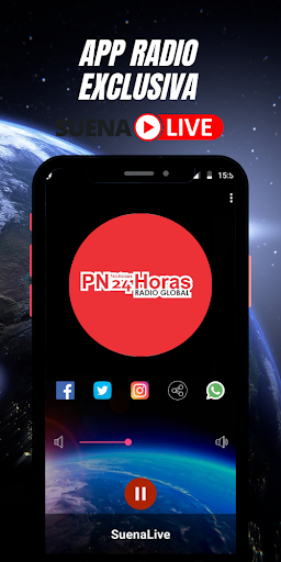 Android application Plus Noticias 24 Horas Radio screenshort