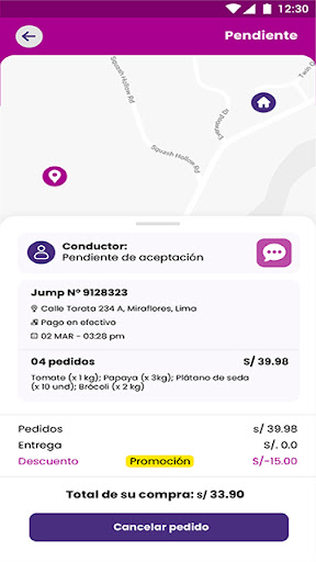 Jump Courier Screen 2