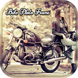Bike photo frame icon