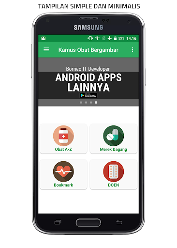 Android application Kamus Obat Bergambar Offline screenshort