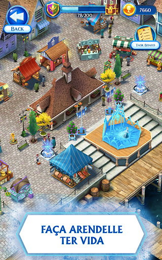 Disney Frozen Free Fall Captura de Tela do Jogo Android 2