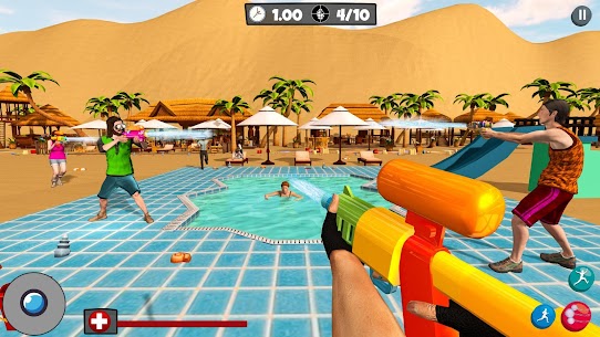 Water Gun Arena – Pool Kids Water Shooting Game 1.9 APK + Mod (Unlimited money) for Android 6