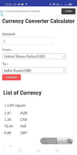 Currency Converter Calculator