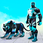 Flying Panther Robot Hero Fighting Game