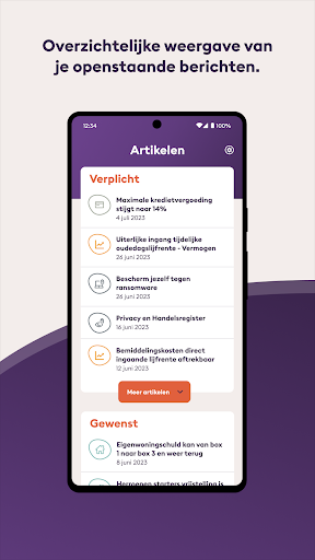 Android application Permanent Actueel screenshort