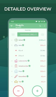 Monefy Pro - Finanzplaner app Screenshot