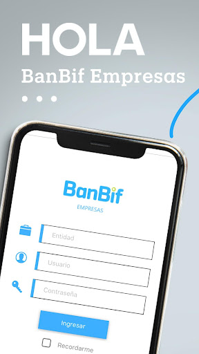 Android application BanBif Empresas screenshort