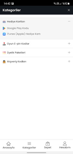 Android application Turdigital screenshort