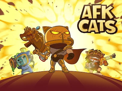 AFK Cats: ساحة لعبة تقمص مع أبطال معارك ملحمية 1