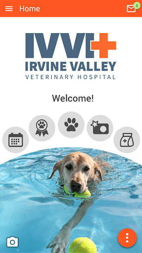 Android application IrvineValleyVet screenshort