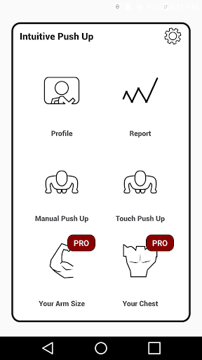 Android application Intuitive Pushup screenshort