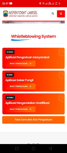 Android application Inspektorat Lampung Selatan screenshort