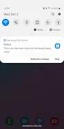 Samsung Push Service Screenshot