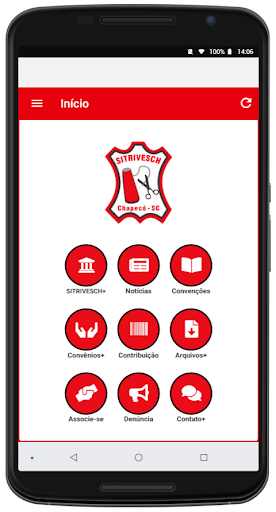 Android application SITRIVESCH Chapecó screenshort