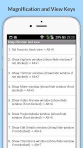 Imágen 13 Shortcuts for Sony Vegas Pro android